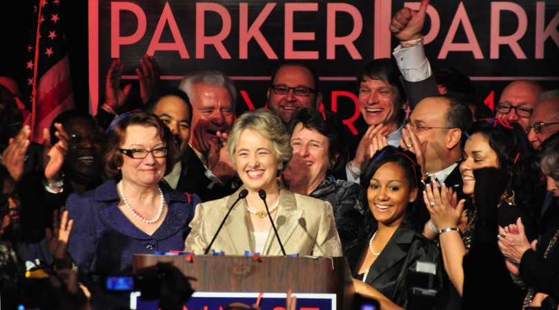 Annise Parker Applauded by Supporters